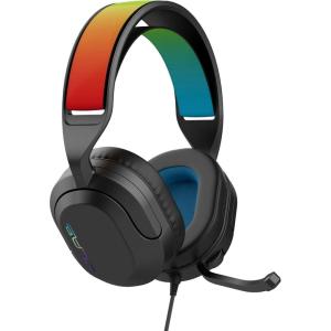 imageJLab Nightfall Gaming Headset with NearField Directional FliptoMute Rotating Boom Mic 50mm Drivers and Sound Isolating Inner Shelf Wired 35mm for PC PS5 PS4 Xbox Series XS Xbox one Switch