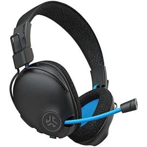 imageJLab Play Pro Gaming Wireless Headset  60 Hour Bluetooth 5 Playtime 60ms SuperLow Latency for Mobile Gameplay  Retractable Boom Mic  AUX Gaming Cord Compatible with Gaming Consoles Renewed