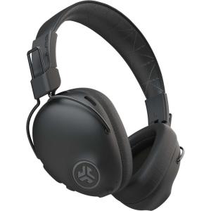 imageJLab Studio Pro ANC Bluetooth Wireless OverEar Headphones 45 Hour Bluetooth 5 Playtime Smart Active Noise Cancellation EQ3 Sound UltraPlush Faux Leather and Cloud Foam Cushions Black