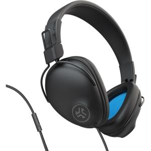 imageJLab Studio Pro OverEar Headphones Wired Headphones Tangle Free Cord UltraPlush Faux Leather with Cloud Foam Cushions 40mm Neodymium Drivers with C3 Sound Black