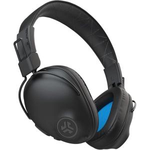 imageJLab Studio Pro Wireless OverEar Headphones Black 50 Hour Bluetooth 5 Playtime EQ3 Sound UltraPlush Faux Leather ampamp Cloud Foam Cushions Track and Volume Controls