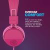 imageJLab JBuddies Studio OnEar Kids Wired Headphones Toddler Headphones Kid Safe Studio Volume Safe Volume Limiter Folding Adjustable Noise Isolation with Mic Dark PinkDark Pink