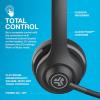 imageJLab Go Work Wireless Bluetooth or Wired Office Headphones with Boom Mic Headset RenewedOnEar