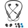imageJLab Epic ANC Earbuds Active Noise Canceling Be Aware Audio Bluetooth 5 25 Hour Battery Life IP54 Sweat Resistant Universal Music Control Bluetooth Headphones Black
