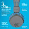 imageJLab JBuddies Studio Wireless OnEar Kids Headphones GraphiteBlue 13 Hour Battery Life Studio Volume Safe Volume Limiter Folding Adjustable Noise Isolation with Mic