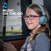 imageJLab JBuddies Studio Wireless OnEar Kids Headphones GraphiteBlue 13 Hour Battery Life Studio Volume Safe Volume Limiter Folding Adjustable Noise Isolation with Mic