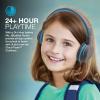 imageJLab JBuddies Studio Wireless OnEar Kids Headphones GraphiteBlue 13 Hour Battery Life Studio Volume Safe Volume Limiter Folding Adjustable Noise Isolation with Mic