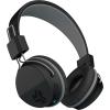 imageJLab Neon Folding OnEar Headphones Black Wired Headphones Tangle Free Cord Noise Isolation 40mm Neodymium Drivers C3 Sound Crystal Clear ClarityBlack