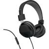 imageJLab Neon Folding OnEar Headphones Black Wired Headphones Tangle Free Cord Noise Isolation 40mm Neodymium Drivers C3 Sound Crystal Clear ClarityBlack