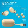 imageJLab Go Air Tones True Wireless Earbuds Designed with Auto On and Connect Touch Controls 32 Hours Bluetooth Playtime EQ3 Sound and Dual Connect Natural Earthtone Color 155 N