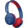 imageJLab JBuddies ANC 2 in 1 Wireless  Wired Kids Headphones Active Noise Canceling and Be Aware Modes Safe Volume Settings 50 Hours Playtime Adjustable BlueRedBlue  Red