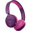 imageJLab JBuddies ANC 2 in 1 Wireless  Wired Kids Headphones Active Noise Canceling and Be Aware Modes Safe Volume Settings 50 Hours Playtime Adjustable BlueRedPurple  Pink