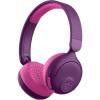 imageJLab JBuddies ANC 2 in 1 Wireless  Wired Kids Headphones Active Noise Canceling and Be Aware Modes Safe Volume Settings 50 Hours Playtime Adjustable BlueRedPurple  Pink