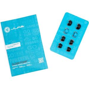 imageJLab Cloud Foam Mnemonic Earbud Tips 4 Pairs of Custom Fit Universal Tips Memory Cloud Foam BlackBlue