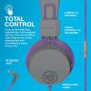 imageJLab JBuddies Studio OnEar Kids Wired Headphones Toddler Headphones Kid Safe Studio Volume Safe Volume Limiter Folding Adjustable Noise Isolation with Mic PinkGraphite  Purple
