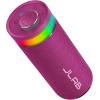 imageJLab Go Party Portable Bluetooth Speaker Midnight Black 10 Watts of Power 16 Hours of Playtime IP56 Waterproofing Customizable RGB LED Lighting Lab Sync Up to 100 Speakers Custom Sound inAppMulberry