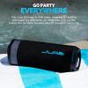 imageJLab Go Party Portable Bluetooth Speaker Midnight Black 10 Watts of Power 16 Hours of Playtime IP56 Waterproofing Customizable RGB LED Lighting Lab Sync Up to 100 Speakers Custom Sound inAppMidnight Black