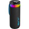 imageJLab Go Party Portable Bluetooth Speaker Midnight Black 10 Watts of Power 16 Hours of Playtime IP56 Waterproofing Customizable RGB LED Lighting Lab Sync Up to 100 Speakers Custom Sound inAppMidnight Black