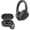 imageJLab Graphite Bundle JBuds Lux ANC Wireless Headphones Go Air Sport True Wireless Bluetooth Earbuds