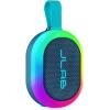 imageJLab Pop Party Portable Bluetooth Speaker Mulberry 8 Hours of Playtime IP55 Waterproofing Detachable Loop Handle Customizable RGB LED Lighting Lab Sync Up to 100 Speakers Custom Sound inAppNavy