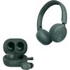 imageJLab Sage Bundle Go Lux ANC Wireless Headphones JBuds Mini True Wireless Bluetooth Earbuds