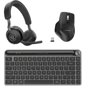 imageJLab Epic Work Bundle Epic Work Wireless Headset Epic Mini Keyboard and Epic Wireless Mouse