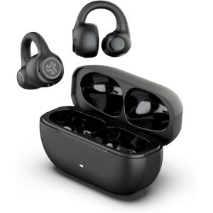 imageJLab Flex Open Earbuds Clipon Cuff Design Wireless OpenEar Audio Freedom Effortless Fit Safe Listening Bluetooth Multipoint Customize with The App Black RenewedBlack