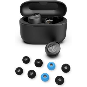 imageJLab Go Air Pop True Wireless Bluetooth Earbuds in Black Plus Cloud Foam Mnemonic Earbud Tips