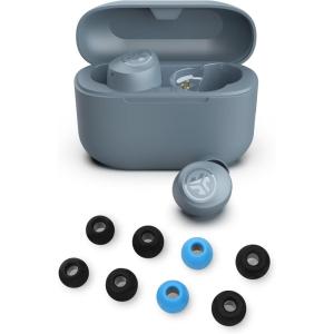imageJLab Go Air Pop True Wireless Bluetooth Earbuds in Slate Plus Cloud Foam Mnemonic Earbud Tips
