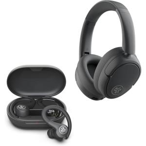 imageJLab Graphite Bundle JBuds Lux ANC Wireless Headphones Go Air Sport True Wireless Bluetooth Earbuds