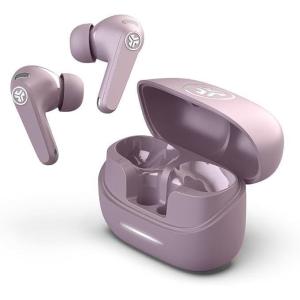 imageJLab JBuds Pods ANC True Wireless Bluetooth Earbuds Hybrid Active Noise Canceling 56 Hours Playtime Clear calls Custom Sound via App Wireless Charging Bluetooth Multipoint Be Aware Mode MauveMauve