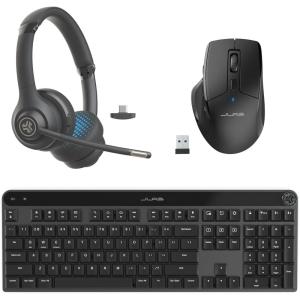 imageJLab Work Bundle Go Work 2 Wireless Headset Epic Mechanical Keyboard and JBuds Wireless Mouse