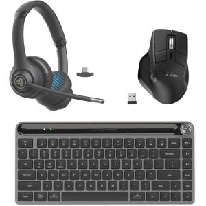 imageJLab Work Bundle Go Work 2 Wireless Headset Epic Mini Keyboard and Epic Wireless Mouse