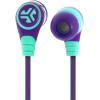 imageJLab Audio Diego inEar Earbud  10mm Neodymium Micro Driver  TangleFree Flat Cable  YConnector with 35mm Audio Jack  Builtin Microphone  PurpleTealPurpleTeal