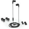 imageJLab Audio JBudsPRO Premium inEar Earbuds with Mic Guaranteed Fit Guaranteed for Life  Black