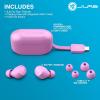 imageJLab Go Air Pop True Wireless Bluetooth Earbuds in Pink Plus Cloud Foam Mnemonic Earbud Tips
