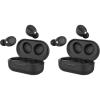 imageJLAB Audio Jbuds Air True Wireless Signature Bluetooth Earbuds Charging Case Black IP55 Sweat Resistance Bluetooth 50 Connection RenewedAir Pack of 2