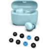 imageJLab Go Air Pop True Wireless Bluetooth Earbuds in Light Blue Plus Cloud Foam Mnemonic Earbud Tips