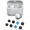 imageJLab Go Air Pop True Wireless Bluetooth Earbuds in White Plus Cloud Foam Mnemonic Earbud Tips