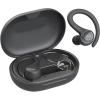 imageJLab Go Air Sport  Wireless Workout Earbuds Featuring C3 Clear Calling Secure Earhook Sport Design 32 Hour Bluetooth Playtime and 3 EQ Sound Settings GraphiteBlack Renewed