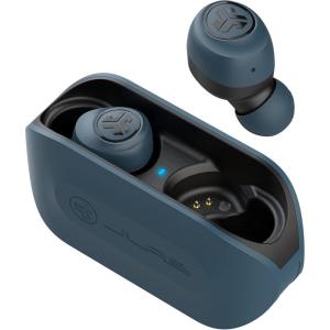 imageJLab Go Air True Wireless Bluetooth Earbuds  Charging Case  Dual Connect  IP44 Sweat Resistance  Bluetooth 50 Connection  3 EQ Sound Settings JLab Signature Balanced Bass Boost Blue Renewed
