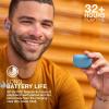 imageJLab Go Air Pop True Wireless Bluetooth Earbuds  Charging Case Slate Dual Connect IPX4 Sweat Resistance Bluetooth 51 Connection 3 EQ Sound Settings Signature Balanced Bass Boost RenewedSlate