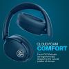 imageJLab JBuds Lux ANC Wireless Headphones Limited Edition Navy Hybrid Active Noise Cancelling Customizable Sound Spatial Audio Compatible Premium OverEar Bluetooth Headset