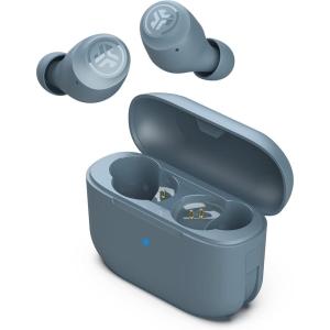 imageJLab Go Air Pop True Wireless Bluetooth Earbuds  Charging Case Slate Dual Connect IPX4 Sweat Resistance Bluetooth 51 Connection 3 EQ Sound Settings Signature Balanced Bass Boost RenewedSlate