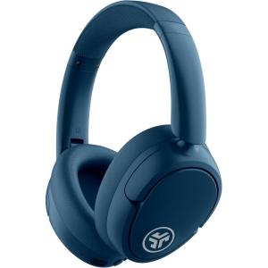 imageJLab JBuds Lux ANC Wireless Headphones Limited Edition Navy Hybrid Active Noise Cancelling Customizable Sound Spatial Audio Compatible Premium OverEar Bluetooth Headset