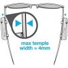 imageJLab JBuds Frames Wireless OpenEar Audio for Your Glasses  8hour Bluetooth Playtime