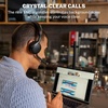 image:imageJLab Go Work Gen 3 Wireless Headset Boom Microphone Noise Cancelling Mic USBC Dongle Bluetooth Multipoint Black