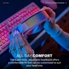 image:imageJLab Nightfall Wireless Gaming Headset Pink AllNight Comfort 50mm Drivers and Sound Isolating Inner Shelf FliptoMute Rotating Mic Dual Wireless Connections Customize Options with The Lab App