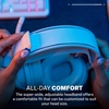 image:imageJLab Nightfall Wireless Gaming Headset White AllNight Comfort 50mm Drivers and Sound Isolating Inner Shelf FliptoMute Rotating Mic Dual Wireless Connections Customize Options with The Lab App