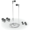 image:imageAudio JBuds Pro Signature Wired Earbuds with Microphone and Track Controls Titanium 10mm Drivers with Custom Fit Gel Tips and Cush Fins PinkWhite